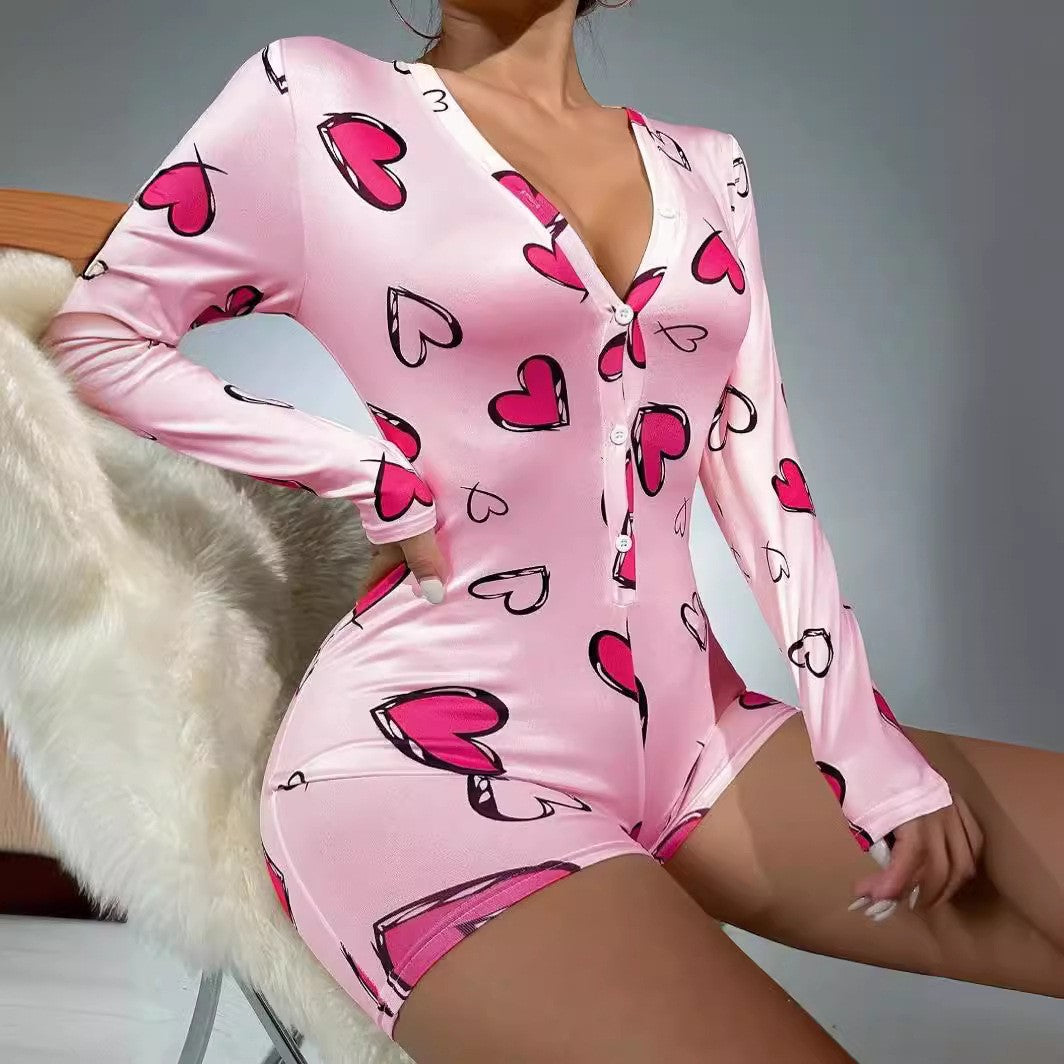 Pijama Macaquinho Sexy - Quizia